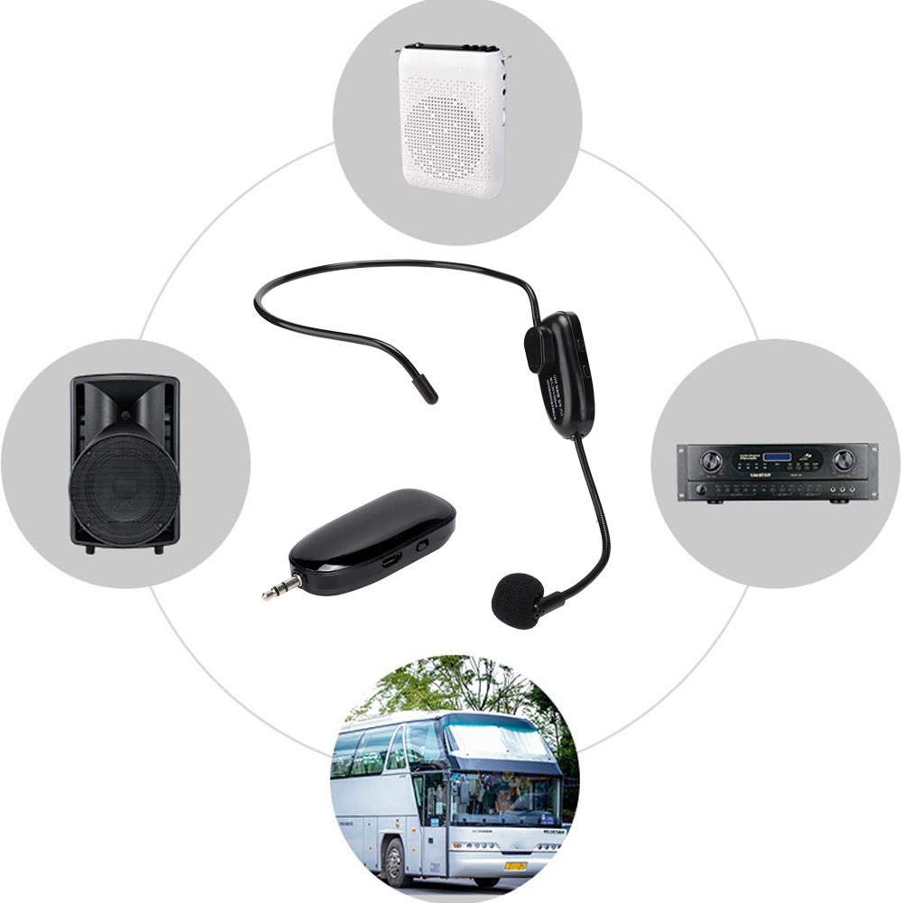 Microfono senza fili, UHF Micro Cravatta senza fili professionale Clip on Microfono per insegnamento, predicazione, parola, ecc.