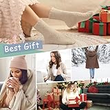 Blu Ninfee Kuschelsocken Damen Flauschige Kuschel Socken 6 Paar, Dicke Weiche Bettsocken Schlafsocken Mädchen, Warm Winter Flauschsocken Kuschelige Socken