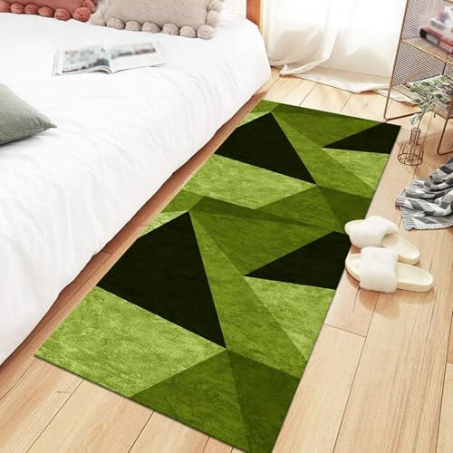 Tapis de couloir 100x200 cm antidérapant et lavable en polyester