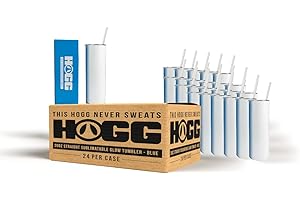 Hogg Sublimatable Blue Glow Tumblers (24 Pack)