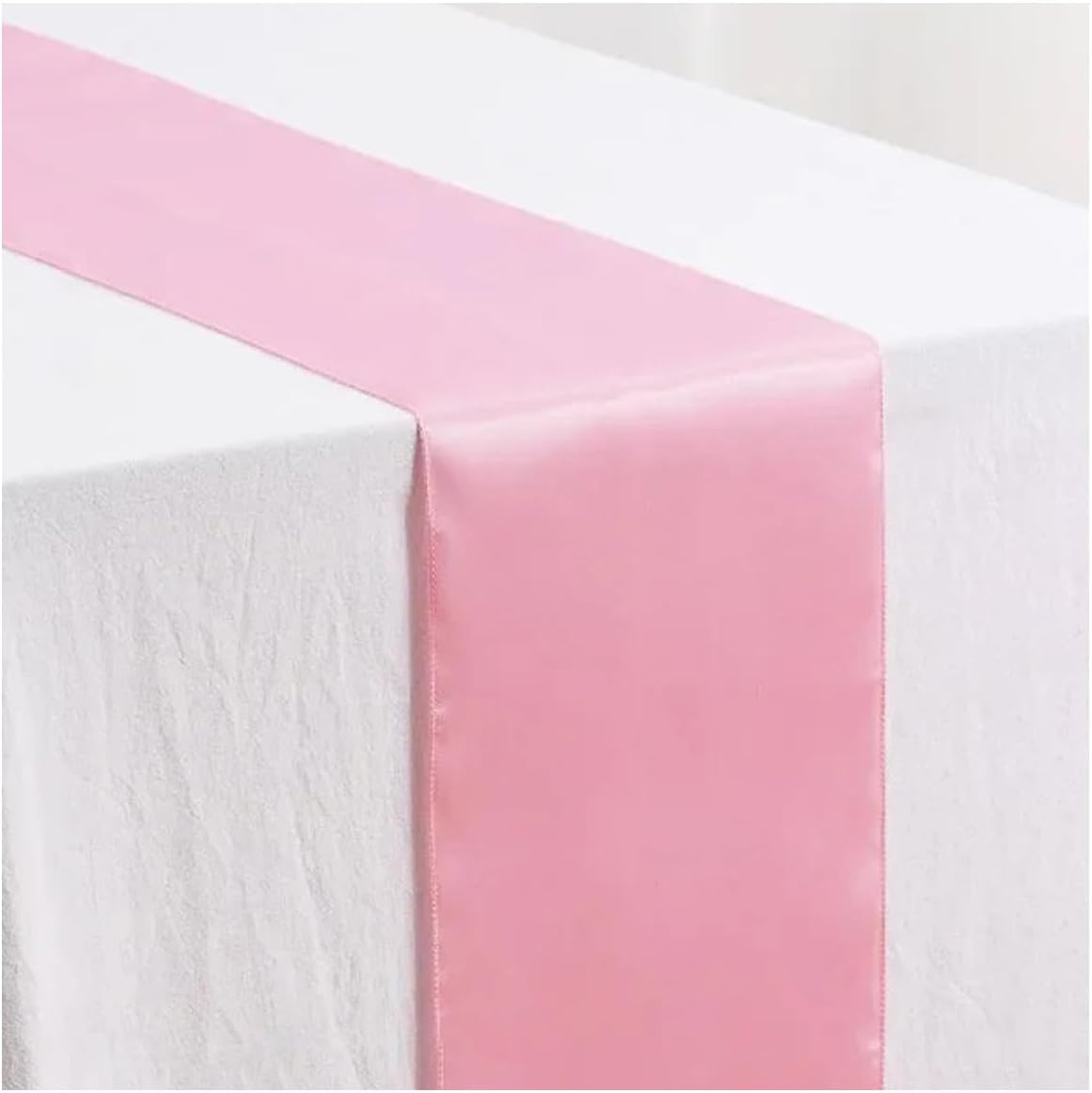 ECYC Ltd Satin Table Runner 12 x 108 Inch Silk Like Smooth Fabric Table Runner for Weddings Birthday Event Party Tables Centerpiece
