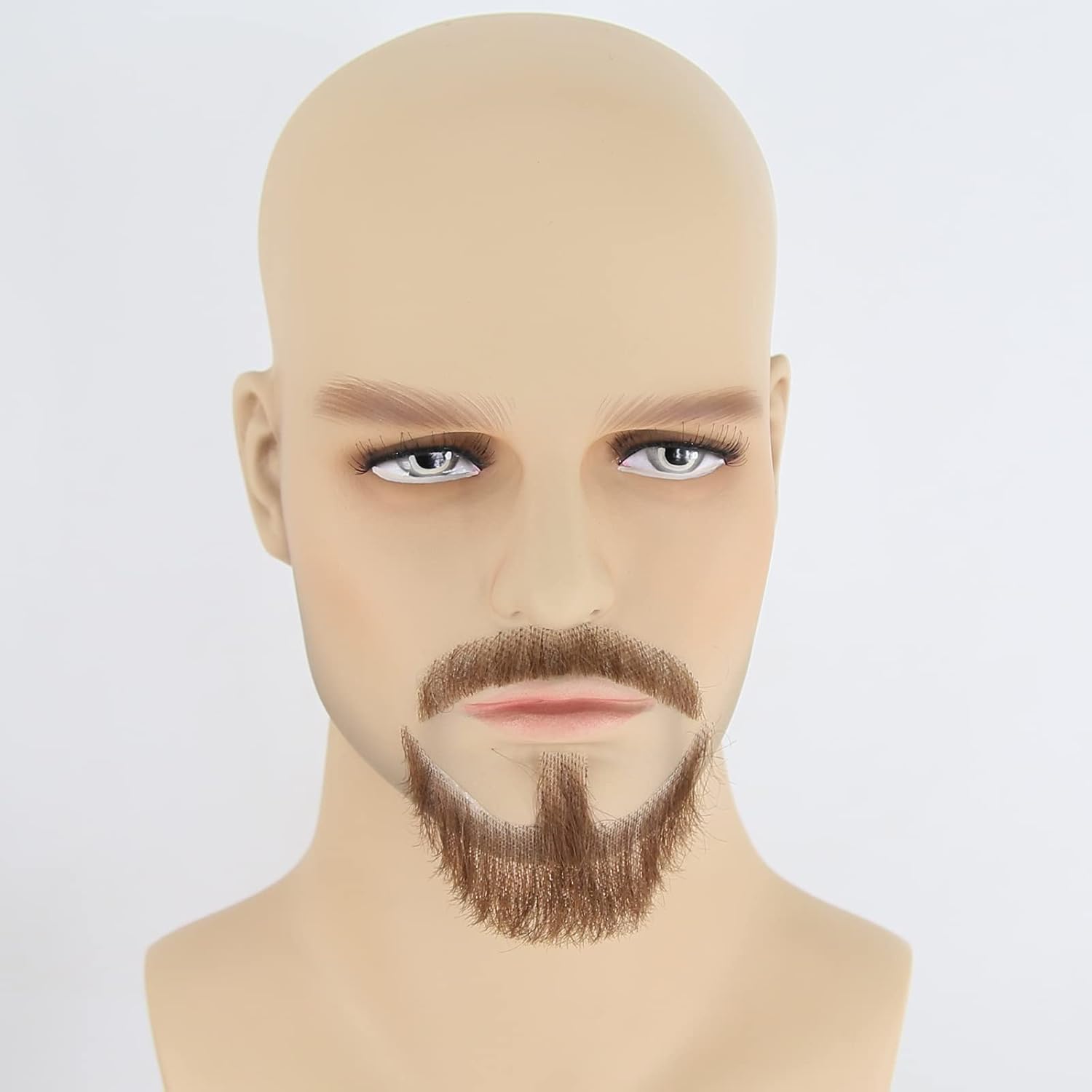 ZigZag Hair Fake Face Beard Extension Human Hair Mustache