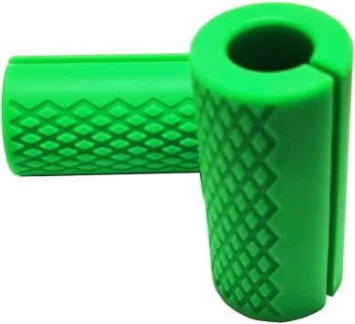 2 Inch Thick Bar Grips Adapter, Silicone Rubber Handle Covers for Barbells, Dumbbells, Cable Machine and Pull Up Bar, Thick Grip Training for Forearm Strength, Weightlifting and Fitness