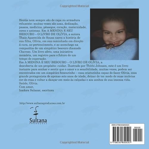 A menina e seu besouro: O livro de Olívia (Portuguese Edition)