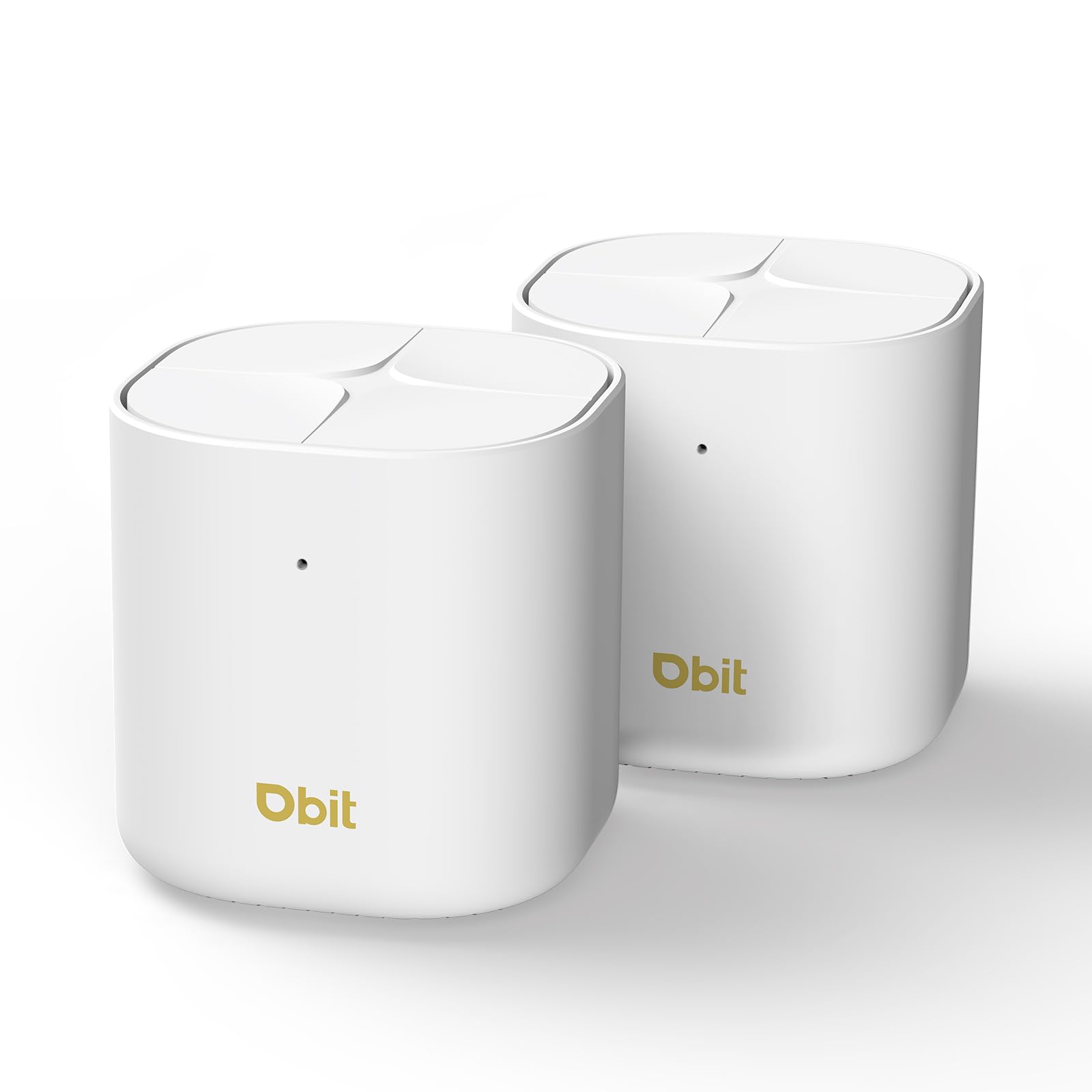 DBIT AX1800 WiFi 6 Whole Home Mesh Wi-Fi System, Dual-Band Coverage up to 4,000 sq. ft. and 150 Devices, Replaces Wireless Router and Extender, 2 Gigabit Ports per Unit, Easy Setup (D-MAX5, 2-Pack)