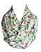 Etwoa Sparrow Birds Floral Pattern Infinity Scarf Circle Scarf