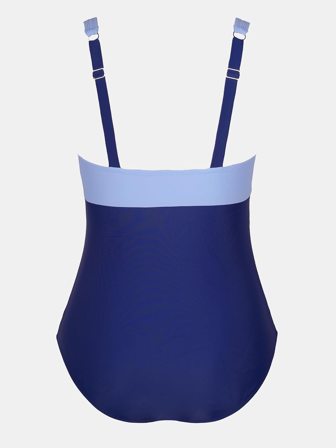 CUPSHE Plus Size Women's One Piece Swimsuit V Neck Swimwear Adjustable Straps Color Block Bathing Suit