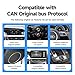Android 13 10.25 inch Touchscreen RAM 4GB, 8 Core for Audi A4 from 2009 to 2016 Symphoney Concert Built in CarPlay Android Auto Upgrade Factory Car Radio Retain Original Stereo System