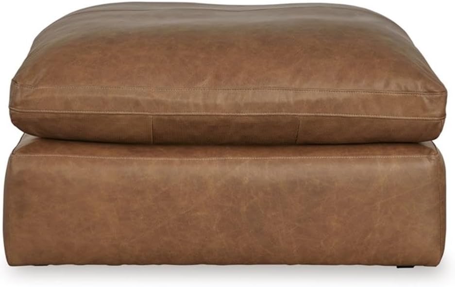 Signature Design by Ashley Emilia Caramel Oversized Accent Ottoman