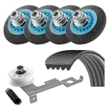 LGKITHD Heavy Duty Maintenance Kit Ball Bearing Rollers Idler Pulley Belt 4561EL3002A 4581EL2002H 6602-001655