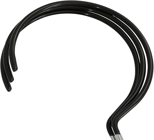 Miniatura 4 de 3 ganchos antideslizantes negros para colgar corbatas, accesorios de armario, bufandas, anillos, bufandas, organizadores de almacenamiento para