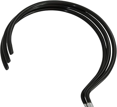 XGNG 3PCS Black Non-Slip Belt Rack Tie Hanging Hooks Closet Accessories Scarf Ring Hangers Scarf Organizer Storage Holders for Ties Scarves Belts Tank Tops Pashminas
