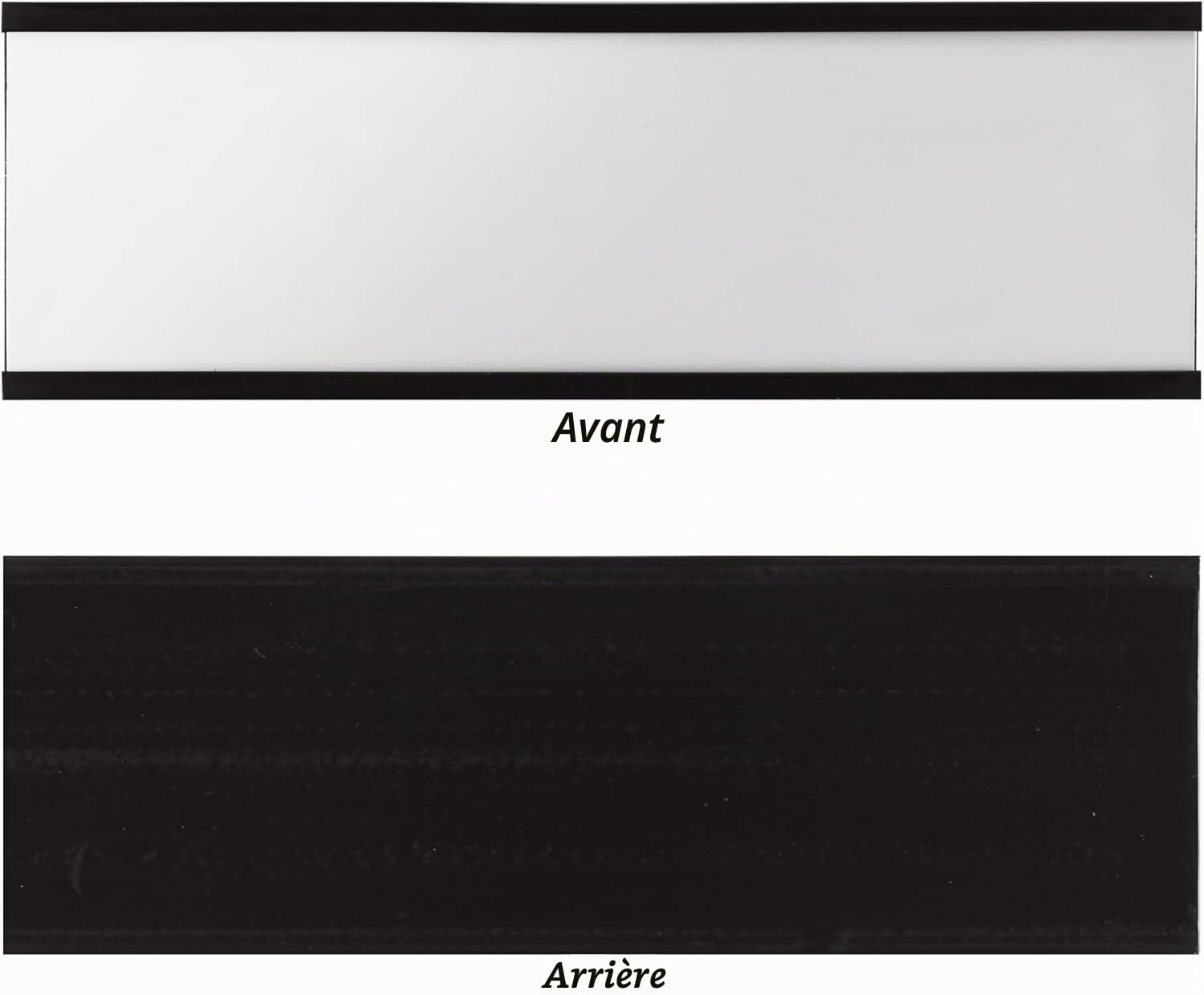 Realth Porte Étiquettes Magnétiques à Canal C 76.2MM X 152.4MM 30 Pcs