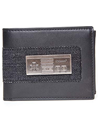 Preisvergleich Produktbild Nintendo Geldbörse NES Controller Metall Symbol 11x9x2,5cm schwarz