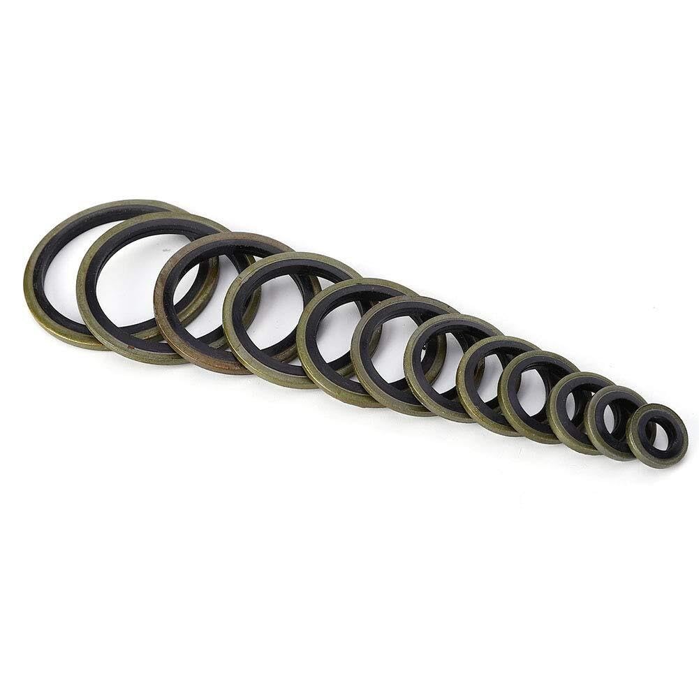 240 個 6810121416182022242730mm 金属ゴムシールオイルリング