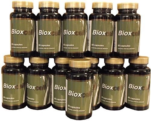 Bioxcell Celulas Madre 12 Botellas 60 Caps 500mg | Stem Enhancer Cell | Aphanizomenon Flos-aquae (12) by Blue Green Algae