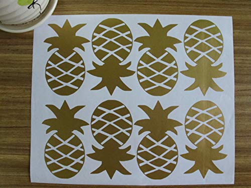 Set de 32 Vinilos Decorativos Piña Dorada para Niños miniatura 3
