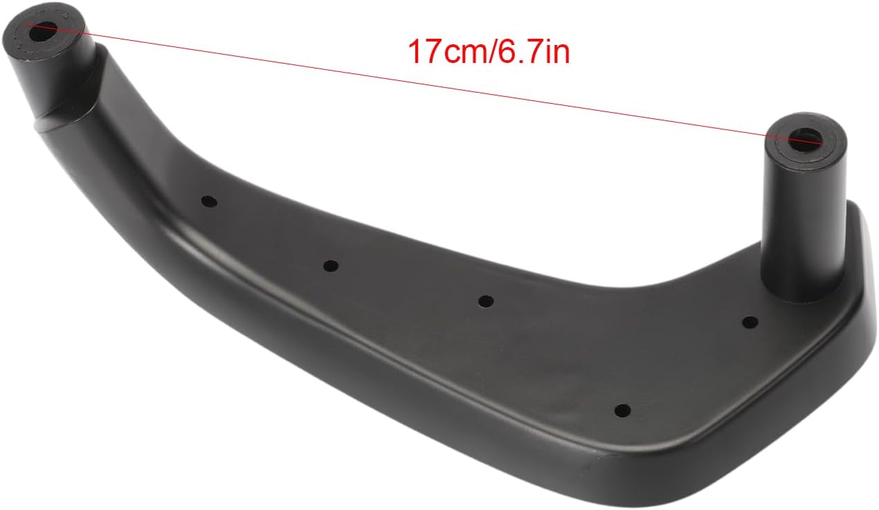 2PCS Interior Inside Door Pull Handle Driver and Passenger Side Compatible with Fiesta 2011-2020, Manual Window G2BZ-5823943-JA (Left & Right) Black