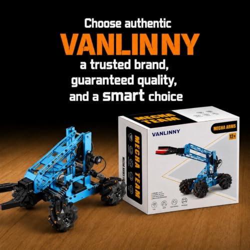 VANLINNY Robot Arm,STEM Project for Boys Age 8-12,Robotic Kit for Aged 12-16,Educational Science Kits for Kids,Building Experiment Robotics Set Project Gifts for 8 9 10 11 12 Years Old Teens. - Image 7