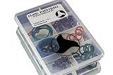 Flasc Paintball Kit de Reconstruction de Joints Toriques – Compatible avec Tiberius T8, T9, T8.1 et 9.1 – Code Couleur, 5 Reconstructions Complètes, Boîtier de Rangement Inclus