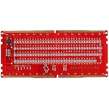 DDR5 RAM Memory Slot Tester Card, PC Motherboard Diagnostic Tool with LED Lights, Portable DDR5 Desktop Memory Test Card for and Motherboards, No External Power Supply Re Red