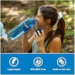 Nalgene 48 oz Wide Mouth Silo Water Bottle | BPA-Free, Durable & Leak Proof, Large & Lightweight for Hiking, Gym & Sports, Jade