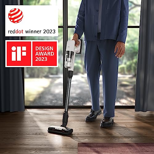 AEG HYGIENIC 7000 Akku-Staubsauger, Extra Kraftvoll, Ultraleicht 2,2 kg, Allergiker, bis zu 40 Min. Laufzeit, 120 m², 5-Stufige Filtration, Alle Böden, Automatik, inkl. Zubehör, AP71HB14SH