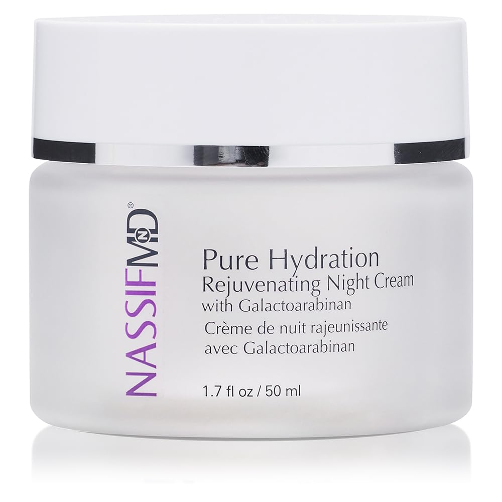 - NassifMD Pure Hydration Rejuvenating Night Cream, Deep Moisturizing and Smoothing Formula for Overnight Skin Renewal, Ideal for Dry and Mature Skin