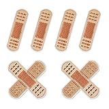 LOYELEY 絆創膏 ワッペン 2種 6枚セット 刺しゅうワッペン アップリケ パッチ アイロン接着 ばんそうこう クロス貼りデザイン 刺繍 パッチ 補修 DIY 子供 幼稚園 保育園 お祝い ギフト