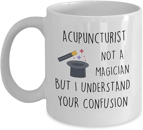 Idea divertida del regalo de la taza de café de la taza del acupunturista para la acupuntura