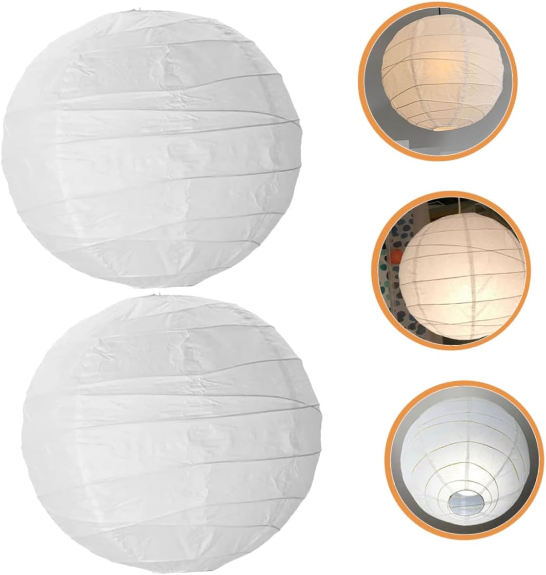 Mobestech 4pcs Folding Lampshades Chandelier Light Shade for Ceiling Fixtures Vintage Lamp Covers Easy to Install and Store for Home Decor