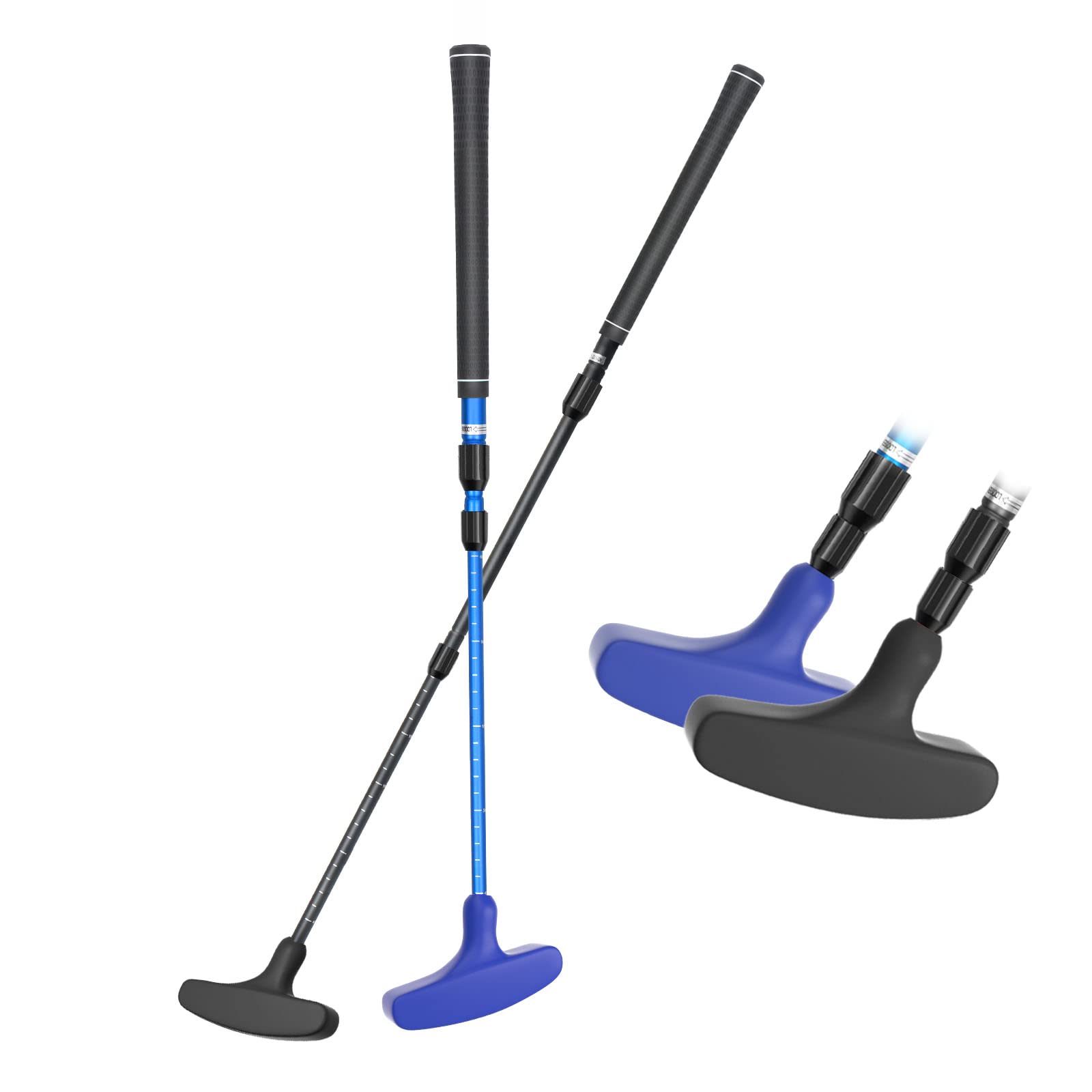 ToVii Golf Putter, Mini Golf Putter with Adjustable Aluminum Alloy Shaft Golf Putter for Men Women Two-Way Right or Left Handed Mini Golf Clubs, Junior Golf Putter with Premium Grip