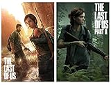 POSTER STOP ONLINE The Last Of Us - Part I & II - Gaming Poster Set (Regular Styles/Game Covers) (Size 24 x 36 each)