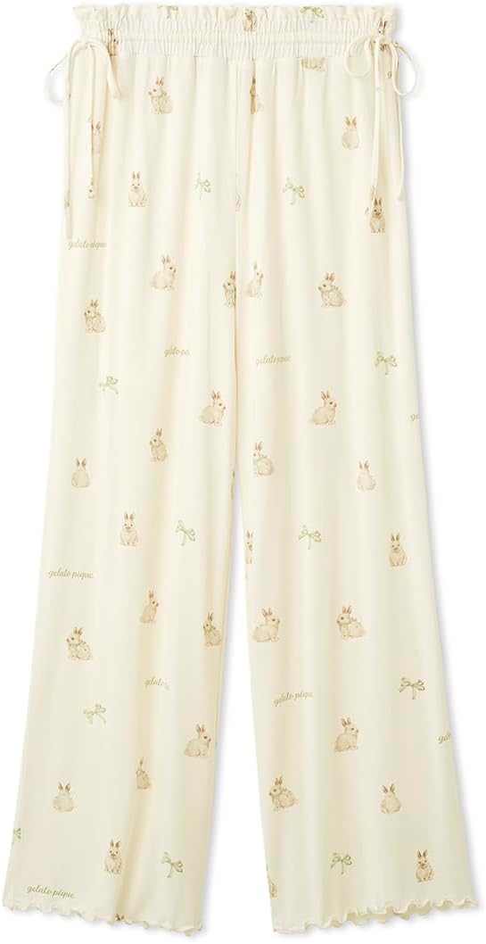 Amazon | [ジェラート ピケ] ラビット柄ロングパンツ PWCP261293
