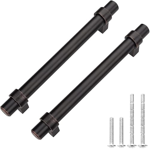 Miniatura 2 de DecoBasics Tiradores de gabinete y cajón para cocina, baño, ducha, aparador (paquete de 10)  Herrajes europeos de acero inoxidable para manija de