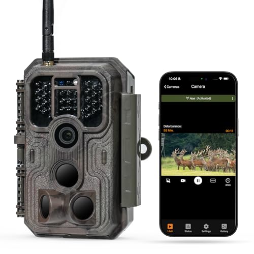 Meidase P200 WiFi Trail Camera, 64MP Photo, 1296p Video,