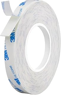 Dpm tapes - Cinta de doble cara 3M 1600T Para Interiores y Exteriores, Resistente al Agua, Para Objetos Pesados, Espuma de PE, Fijación de Objetos, Imágenes, Aplicaciones Permanentes -