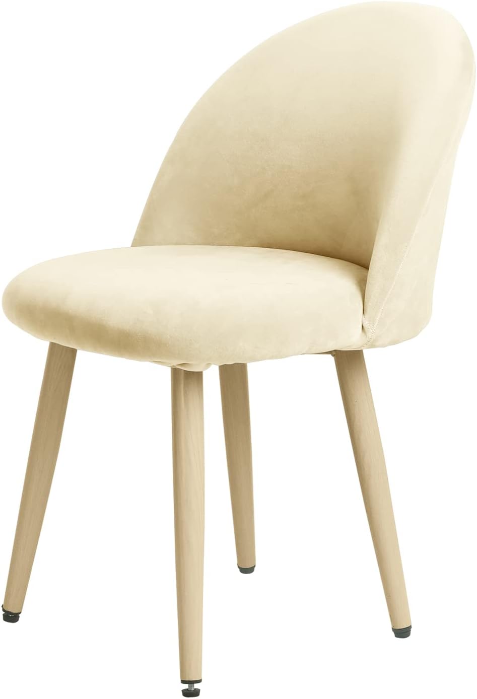 Leorate Dining Chair Cover Velvet Upholstered Side Dining