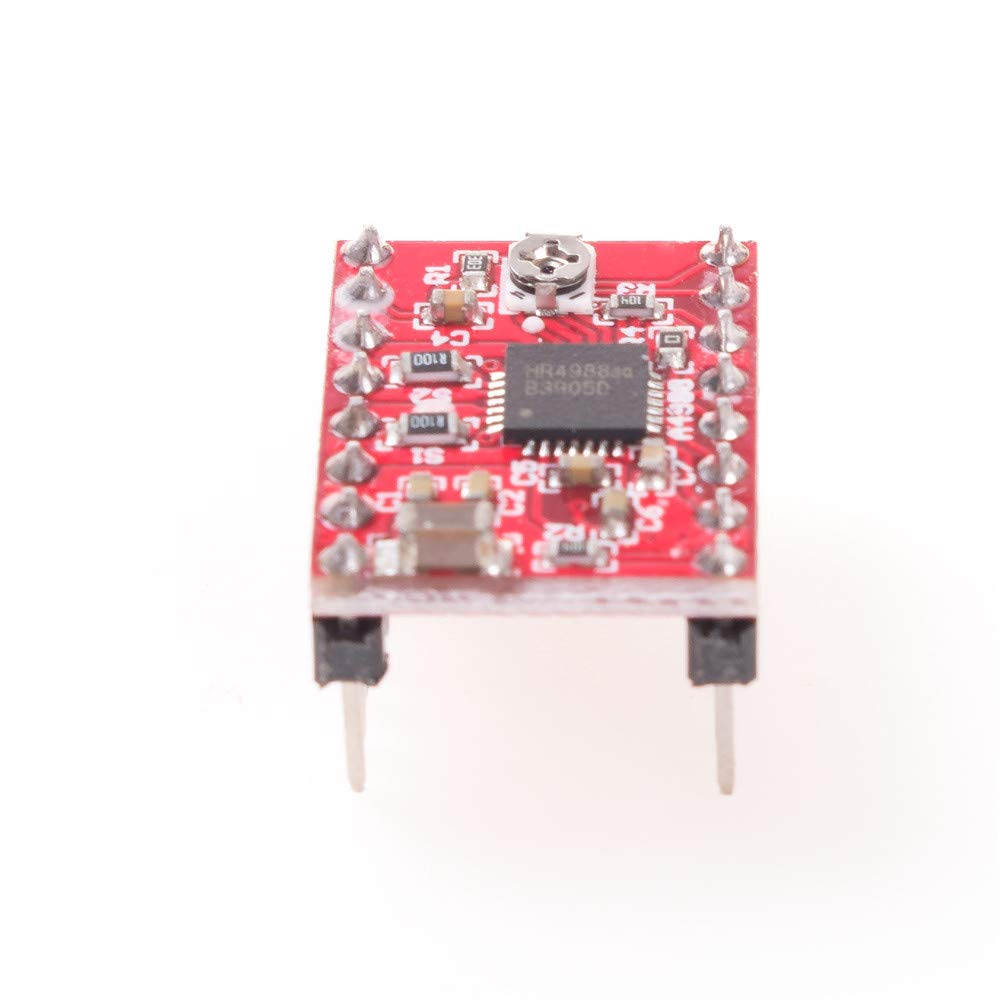 5 sztuk Stepper Driver A4988 Stepper Motor Driver Module z radiatorem do drukarki 3D Reprap