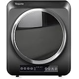 Yoquna (ヨクナ) ムーンドライ 衣類乾燥機 容量6kg ホワイト UV照射衣類ケア 高温60℃ 乾燥検知自動停止 GDZ60-628ES (ダークグレー 操作下部Proモデル)