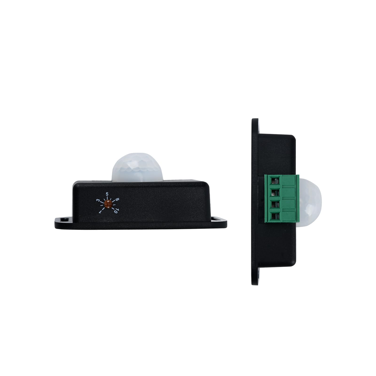 3-Pack Motion Sensor Switch – DC 12-24V Infrared Human Body Induction, Adjustable Delay 1-10 Min, 8m Detection, For LED Lights & Strips