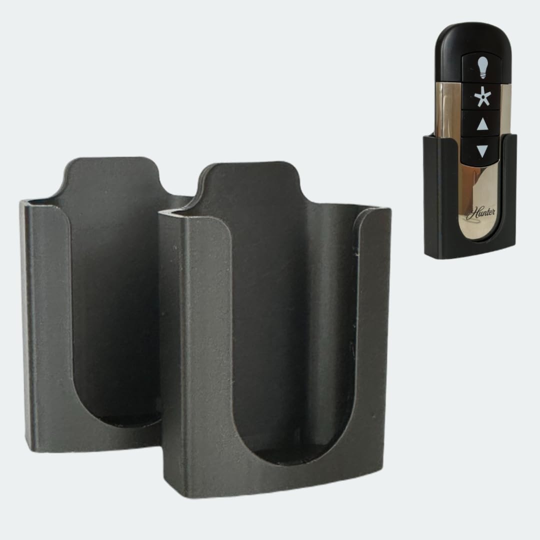 Wall & Upright Mount for Hunter Ceiling Fans (Black (Two Pack))