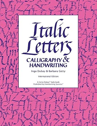 Italic Letters Handwriting Calligraphy Calligraphy Handwriting