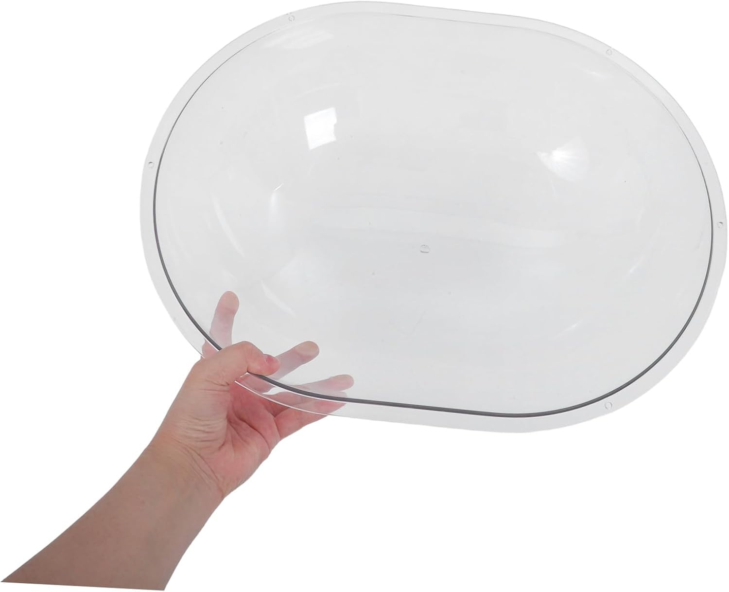 VANZACK Acrylic Cat Capsule Dome Bubble Hammock with Protective Dome Lightweight Halfsphere Nest for Cats Window Perch for Small Apartments Modern Stylish Design