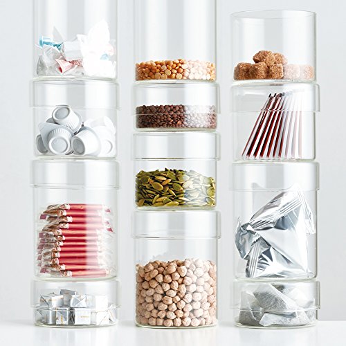 KINTO 25761 SCHALE Glass Case 3.9 x 2.2 inches (100 x 55 mm), Clear by Kinto - Image 2
