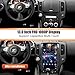 Aucar 13.6 Inch T-Style Android 11 Car Radio Head Unit for Nissan 370Z 2009-2021, 1080P Multimedia Stereo Video Player with Wireless Carplay, OEM Functions, GPS Navigation 8+256 GB -Carbon Fiber Trim