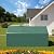 Carport 10x20 Ft Heavy Duty Canopy Steel Canopy Storage Shed,Portable Garage Party Tent,Portable Garage with Removable Sidewalls & Doors All-Season Tarp for Carport (Green)