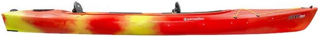 Perception Kayaks Cove 14.5 | Sit Inside Tandem Kayak | Zone Adjustable Seating and Leg Braces | 14 6" | Sunset