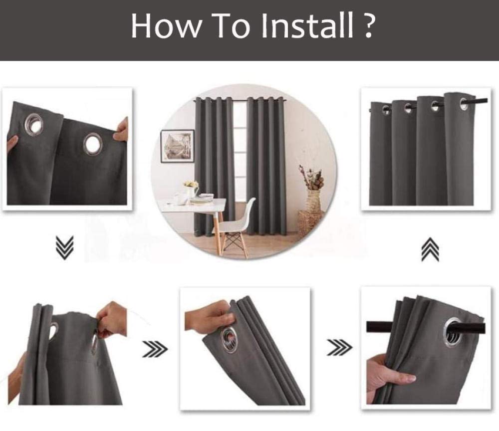 Blackout Ojal Superior Cortinas - Estrellas, Luna, Nubes para Familia Niños Adolescentes Utilizado En Dormitorio, Habitación Infantil O Cuarto De Estar,Se Vende como 2 Paneles