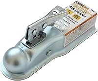 Vista 9 de MaxxHaul 70010 Acoplador de remolque de lengüeta recta Canal de 3", Bola de 2", 3,500 lbs